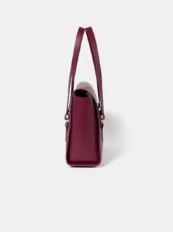 The Emily -Red Velvet Celtic Grain -Cambridge Satchel 10 3 908335