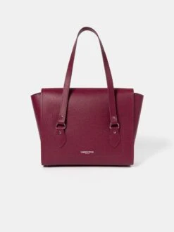 The Emily -Red Velvet Celtic Grain -Cambridge Satchel 10 4 613586