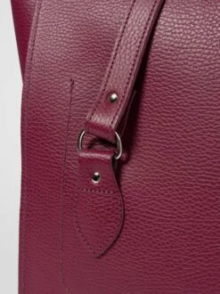 The Emily -Red Velvet Celtic Grain -Cambridge Satchel 10 7 468706