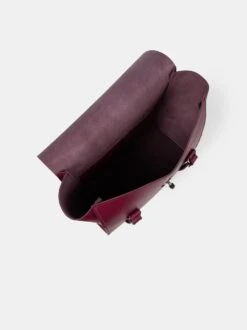 The Emily -Red Velvet Celtic Grain -Cambridge Satchel 10 8 366264