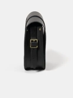 The Saddle Bag - Black & Gold -Cambridge Satchel 14 3 638605