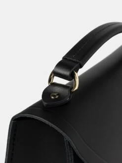 The Mini Poppy - Black & Gold -Cambridge Satchel 15 4 689973