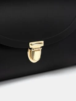 The Mini Poppy - Black & Gold -Cambridge Satchel 15 5 946067