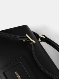 The Mini Poppy - Black & Gold -Cambridge Satchel 15 6 201900