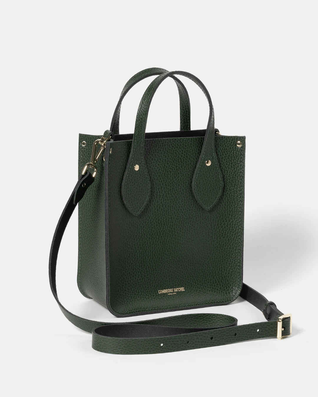 The Mini Tote - Racing Green Celtic Grain 4 The Mini Tote - Racing Green Celtic Grain - Image 2