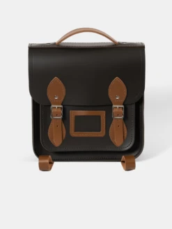 The Small Portrait Backpack -Dark Brown & Vintage
