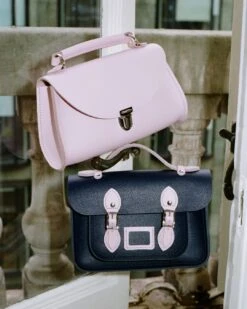 The Mini - Blueberry & Fondant Pink Saffiano -Cambridge Satchel 21 a852a863 4406 4252 be9e 39675f954439 551663