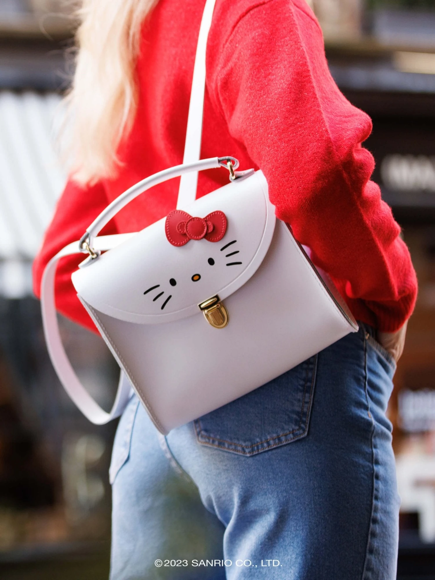 The Hello Kitty Poppy Backpack - Brilliant White 4 The Hello Kitty Poppy Backpack - Brilliant White - Image 2