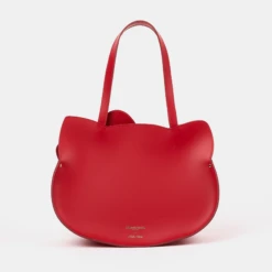 The Hello Kitty Face Tote - Red -Cambridge Satchel 38 138892