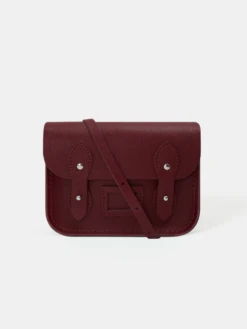 The Tiny - Rhubarb Red Saffiano