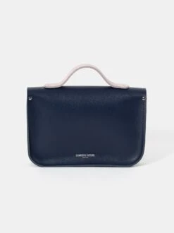 The 11 Inch Batchel - Blueberry & Fondant Pink Saffiano 12 The 11 Inch Batchel - Blueberry & Fondant Pink Saffiano -Cambridge Satchel BAT111680MBN20101 3 929420