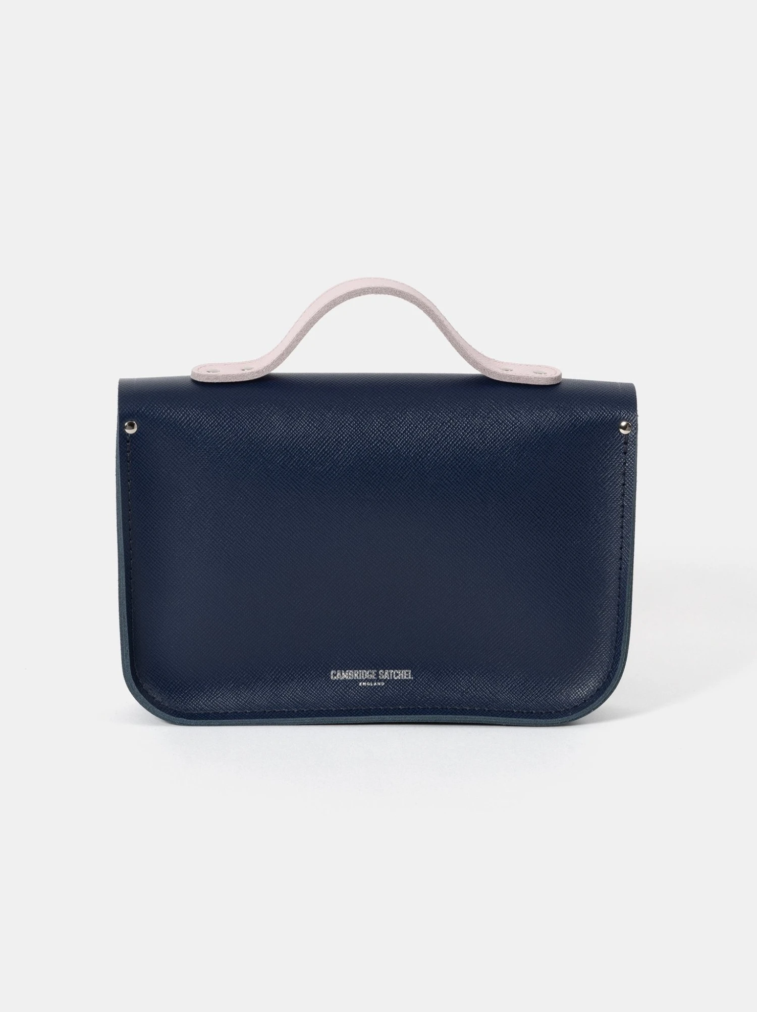 The 11 Inch Batchel - Blueberry & Fondant Pink Saffiano 5 The 11 Inch Batchel - Blueberry & Fondant Pink Saffiano - Image 3