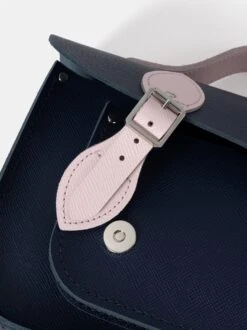 The 11 Inch Batchel - Blueberry & Fondant Pink Saffiano 16 The 11 Inch Batchel - Blueberry & Fondant Pink Saffiano -Cambridge Satchel BAT111680MBN20101 6 809411