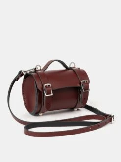 The Micro Bowls Bag - Oxblood 13 The Micro Bowls Bag - Oxblood -Cambridge Satchel BOWMR1005MBN20101 7 622950