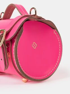 The Micro Bowls Bag - Fluoro Pink -Cambridge Satchel BOWMR1012MPG20101 5 404776