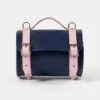 The Micro Bowls Bag - Blueberry And Fondant Pink Saffiano -Cambridge Satchel CSC27.10.20230068 124182
