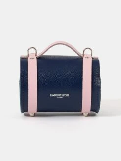 The Micro Bowls Bag - Blueberry And Fondant Pink Saffiano -Cambridge Satchel CSC27.10.20230070 679999