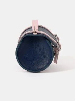 The Micro Bowls Bag - Blueberry And Fondant Pink Saffiano -Cambridge Satchel CSC27.10.20230071 222801