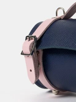 The Micro Bowls Bag - Blueberry And Fondant Pink Saffiano -Cambridge Satchel CSC27.10.20230074 502892