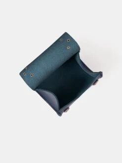 The Micro Bowls Bag - Blueberry And Fondant Pink Saffiano -Cambridge Satchel CSC27.10.20230078 791468