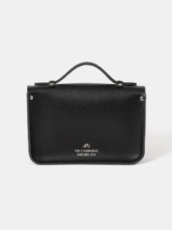 The Mini - Black Celtic Grain & Harris Tweed® Houndstooth Tartan -Cambridge Satchel MINNA0217MBN20101 2 116384