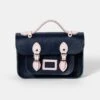The Mini - Blueberry & Fondant Pink Saffiano -Cambridge Satchel MINNA1680MBN20101 01 989583