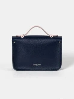 The Mini - Blueberry & Fondant Pink Saffiano -Cambridge Satchel MINNA1680MBN20101 02 944038