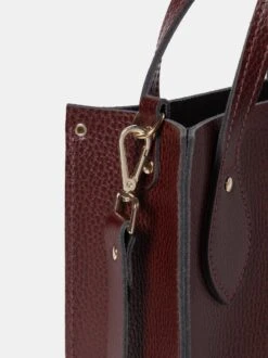 The Mini Tote -Oxblood Celtic Grain -Cambridge Satchel MITNA1209PGH20101 5 581419