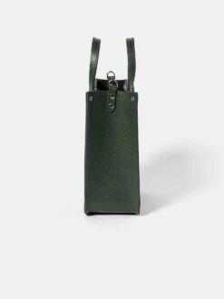 The Mini Tote - Racing Green Celtic Grain 14 The Mini Tote - Racing Green Celtic Grain -Cambridge Satchel MITNA1588PGH20101 2 556036