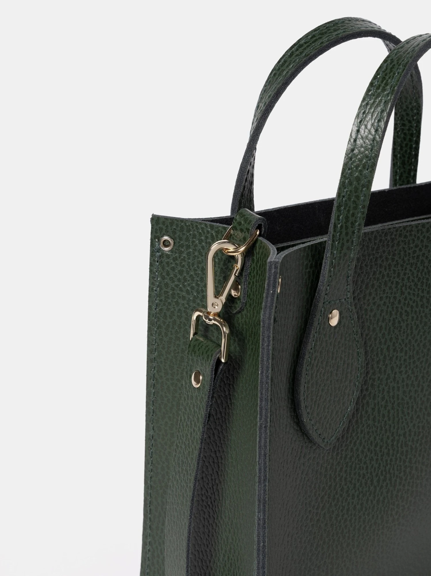 The Mini Tote - Racing Green Celtic Grain 11 The Mini Tote - Racing Green Celtic Grain - Image 9