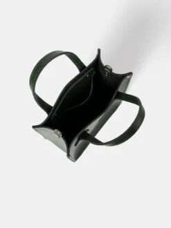 The Mini Tote - Racing Green Celtic Grain 16 The Mini Tote - Racing Green Celtic Grain -Cambridge Satchel MITNA1588PGH20101 8 437966