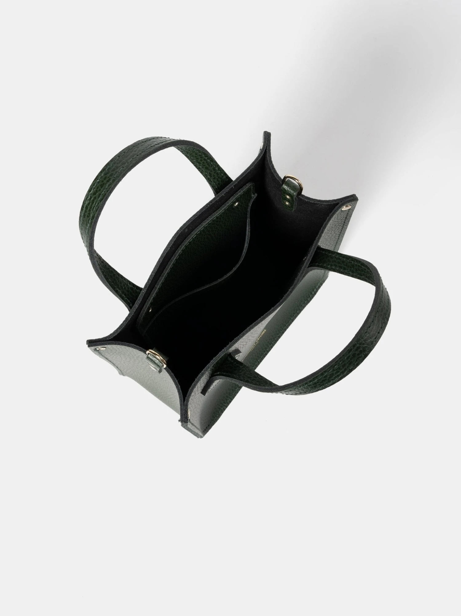 The Mini Tote - Racing Green Celtic Grain 7 The Mini Tote - Racing Green Celtic Grain - Image 5