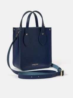 The Mini Tote - Blueberry Saffiano -Cambridge Satchel MITNA1666PGH20101 7 312239