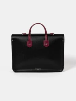 The Music Case - Black & Red Velvet Celtic Grain -Cambridge Satchel MUSNA1677BNH20101 2 358770