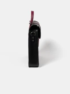 The Music Case - Black & Red Velvet Celtic Grain -Cambridge Satchel MUSNA1677BNH20101 3 204522