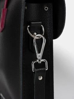 The Music Case - Black & Red Velvet Celtic Grain -Cambridge Satchel MUSNA1677BNH20101 6 947926
