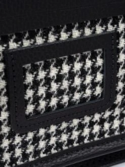 The Small Portrait Backpack - Black Celtic Grain & Harris Tweed® Houndstooth Tartan 18 The Small Portrait Backpack - Black Celtic Grain & Harris Tweed® Houndstooth Tartan -Cambridge Satchel PBPSM0217BNH20101 6 513078