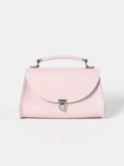 The Mini Poppy - Fondant Pink Saffiano