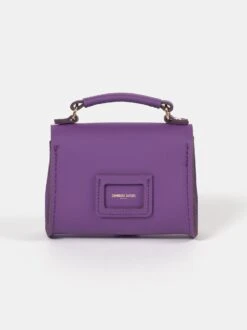 The Micro Poppy - Purple Sapphire Matte -Cambridge Satchel POPMR1726PGH20101 2 121324