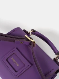 The Micro Poppy - Purple Sapphire Matte -Cambridge Satchel POPMR1726PGH20101 6 607356