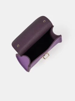 The Micro Poppy - Purple Sapphire Matte -Cambridge Satchel POPMR1726PGH20101 8 151412