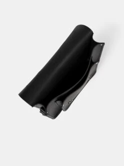 The 11 Inch Satchel - Black & Red Velvet Celtic Grain -Cambridge Satchel SAT111677MBN20101 8 961153