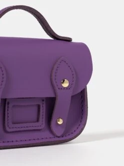 The Micro Satchel - Purple Sapphire Matte -Cambridge Satchel SATMR1726PGH20101 5 364922