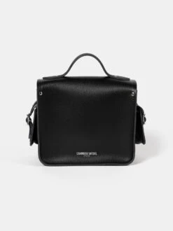 The Traveller - Black Celtic Grain & Harris Tweed® Houndstooth Tartan -Cambridge Satchel TRPSM0217MBN20101 2 474775