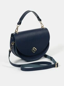 The Kate - Blueberry Saffiano -Cambridge Satchel TheKate Blueberry 7 328066