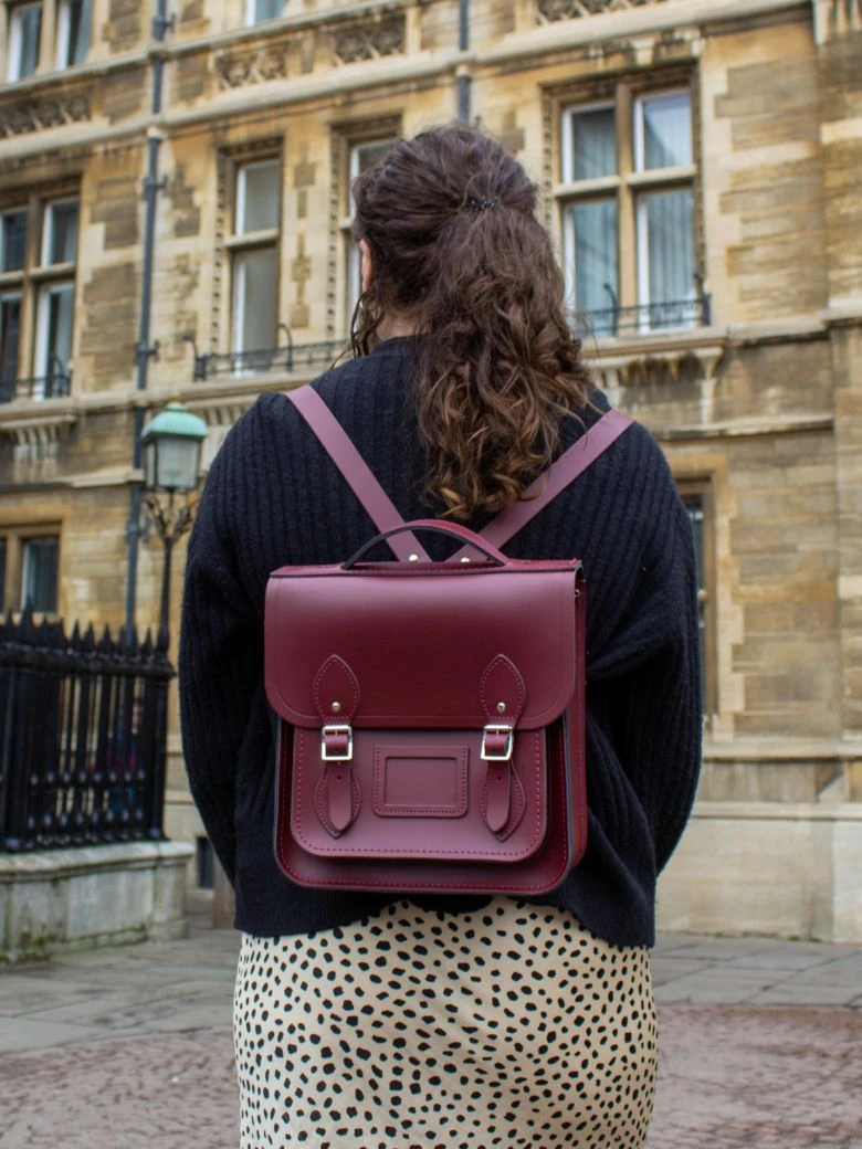 The Small Portrait Backpack -Oxblood 4 The Small Portrait Backpack -Oxblood - Image 2