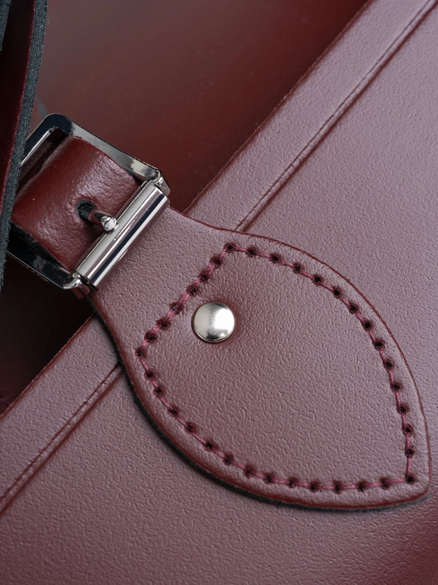 The 11 Inch Satchel -Oxblood 10 The 11 Inch Satchel -Oxblood - Image 8