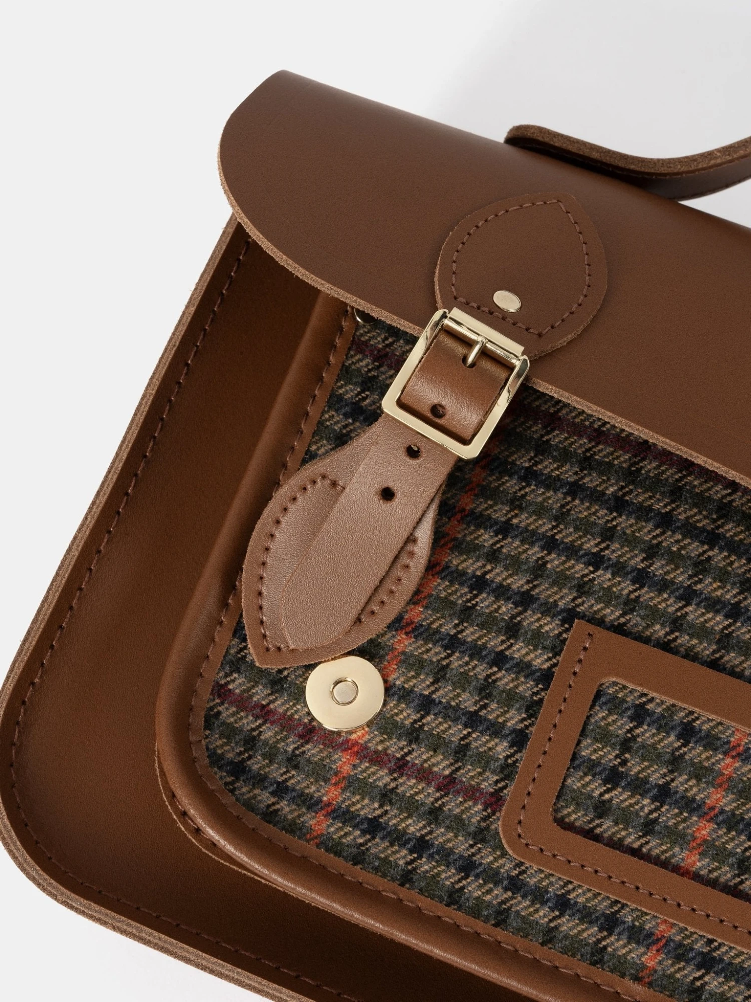 The 13 Inch Batchel Backpack - Vintage With Pepa London Brown Tweed 10 The 13 Inch Batchel Backpack - Vintage With Pepa London Brown Tweed - Image 8