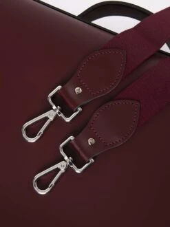 The 16.5 Inch Batchel - Oxblood With Webbing Strap -Cambridge Satchel the 165 inch batchel oxblood with webbing strap 188179