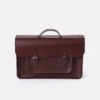 The 16.5 Inch Batchel - Oxblood With Webbing Strap 1 The 16.5 Inch Batchel - Oxblood With Webbing Strap -Cambridge Satchel the 165 inch batchel oxblood with webbing strap 606461